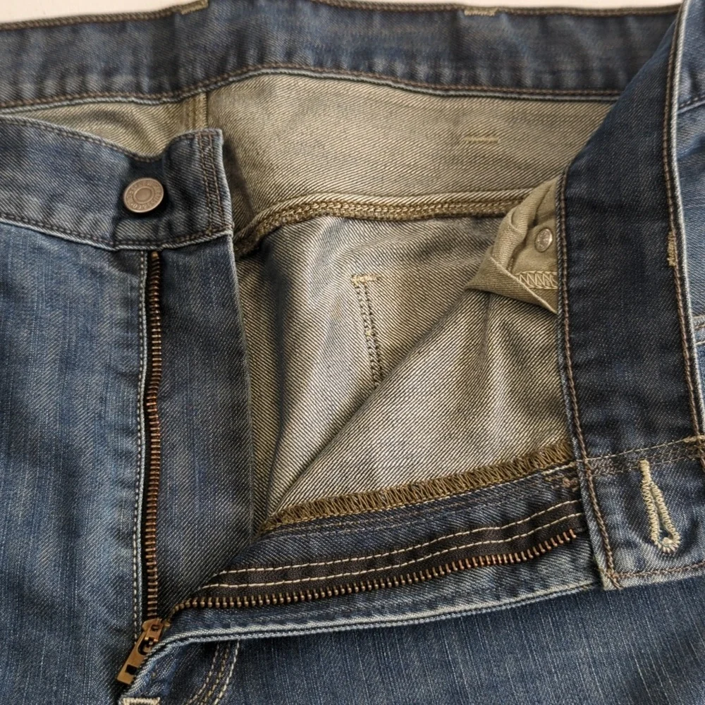 Levi's 514 Relaxed Fit Denim Jeans - Dark Blue 40x30 Amazing!! Cool Look!!